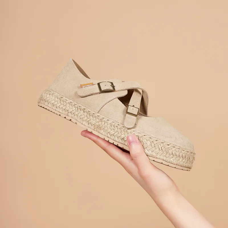 Joy&Mario Espadrilles Women's Beige/Camel/Pink-4