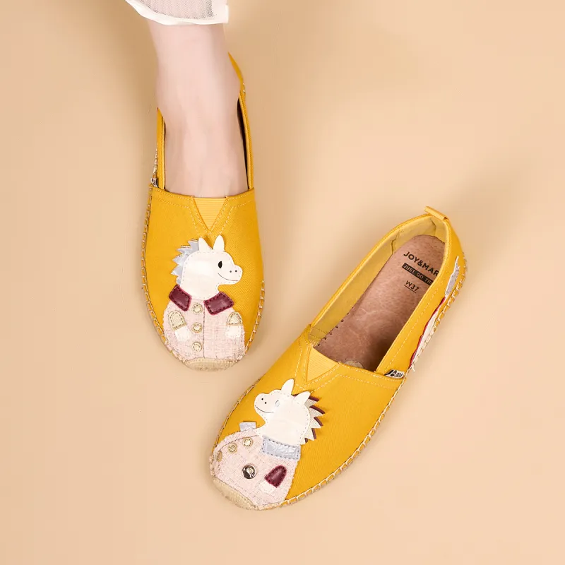 Joy&Mario Espadrilles Women's Beige/Yellow/Pink/Red-14