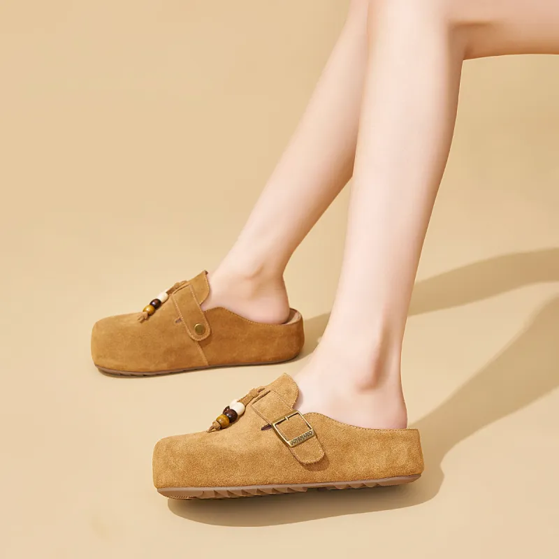 Joy&Mario Slip Resistant Quick Dry Closed Toe Slippers Women's-7