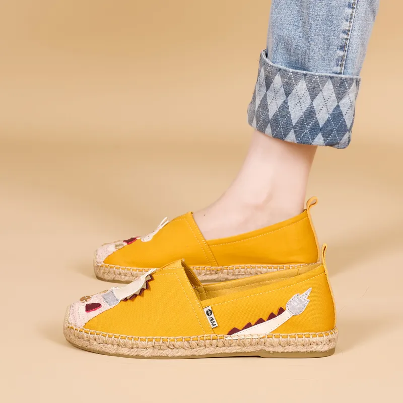 Joy&Mario Espadrilles Women's Beige/Yellow/Pink/Red-15