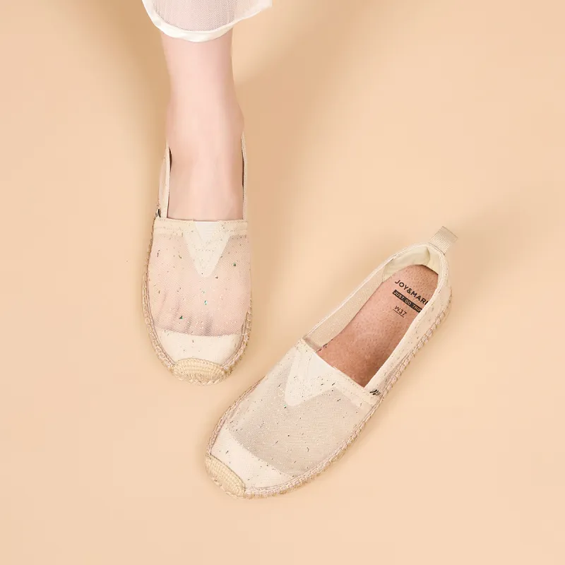 Joy&Mario Espadrilles Women's Black/Apricot-13