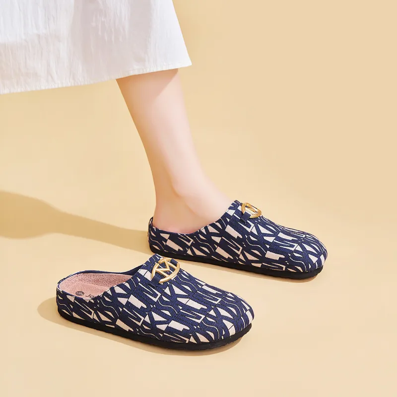 Joy&Mario Slip Resistant Closed Toe Slippers Unisex-7