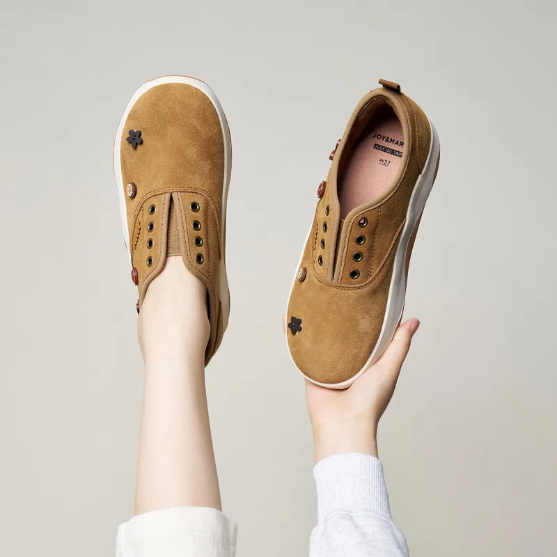 Joy&Mario Loafers Women's Camel/Black-7