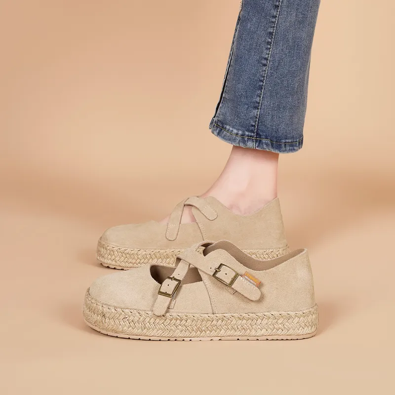 Joy&Mario Espadrilles Women's Beige/Camel/Pink-5