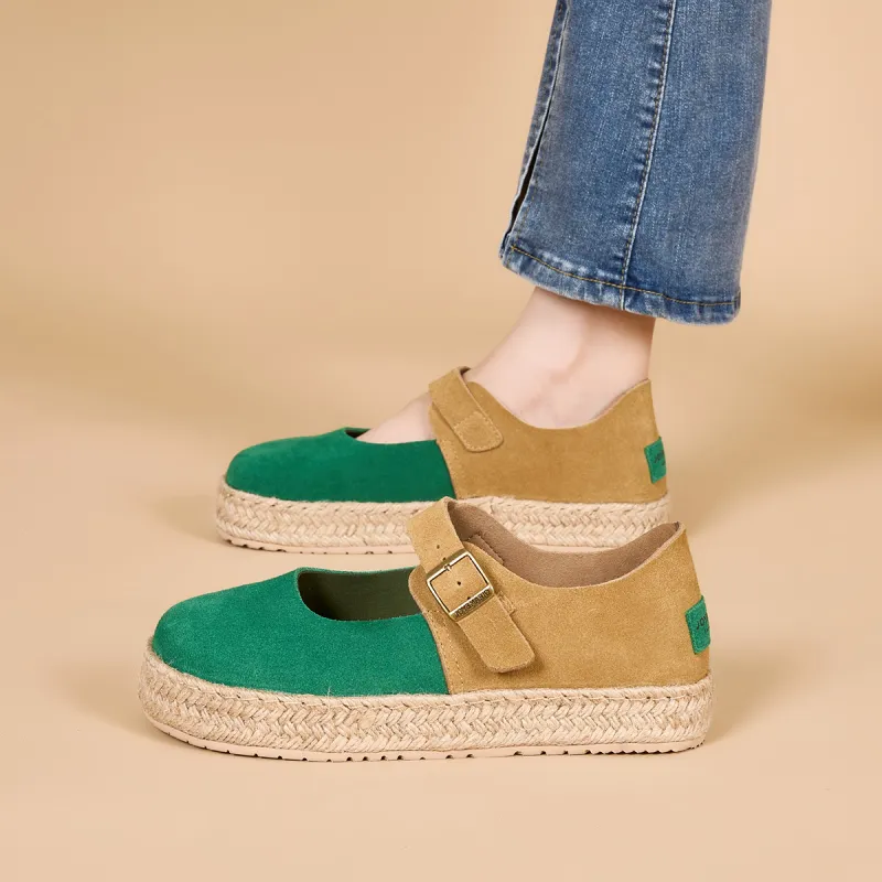 Joy&Mario Espadrilles Women's Brown/Red/Yellow-18