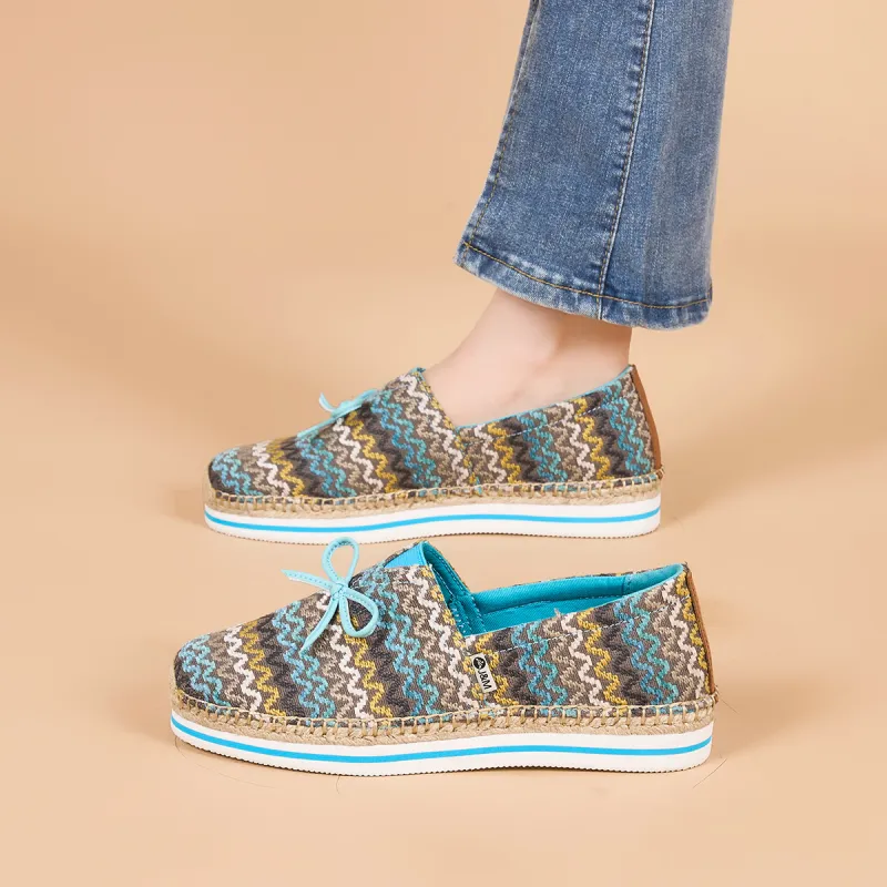 Joy&Mario Espadrilles Women's Beige/Red/Blue-20