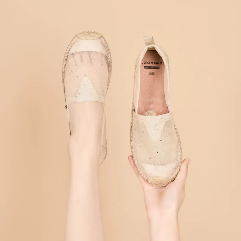 Joy&Mario Espadrilles Women's Black/Apricot-15