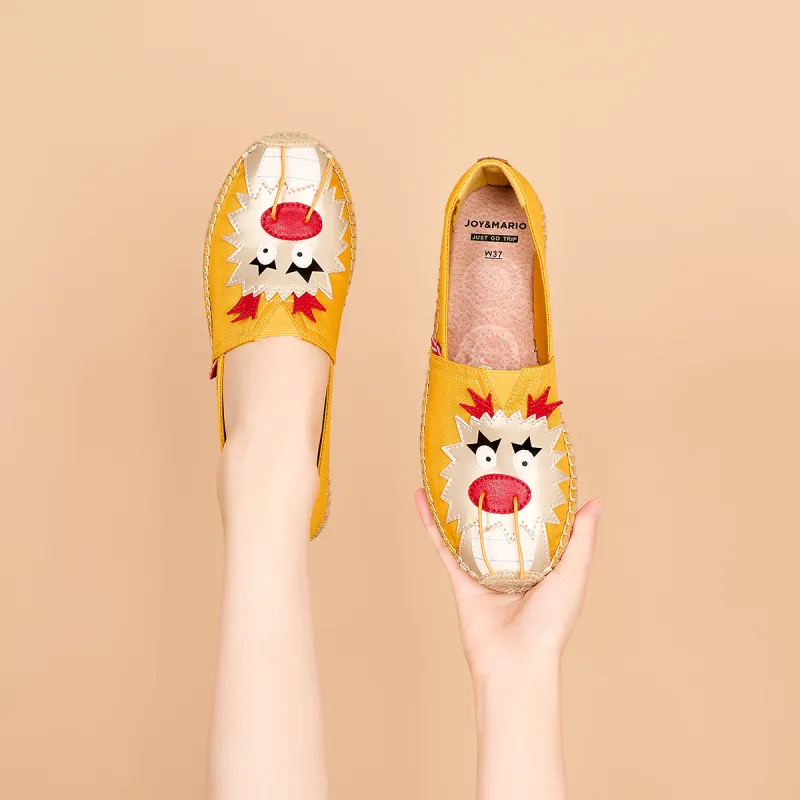 Joy&Mario Espadrilles Women's Black/Red/Beige/Yellow-27