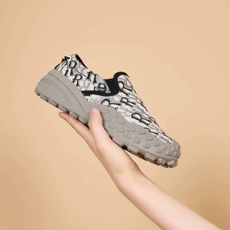 Joy&Mario Slip-Resistant Lightweight Height Increasing Low-Top Casual Shoes Unisex-5