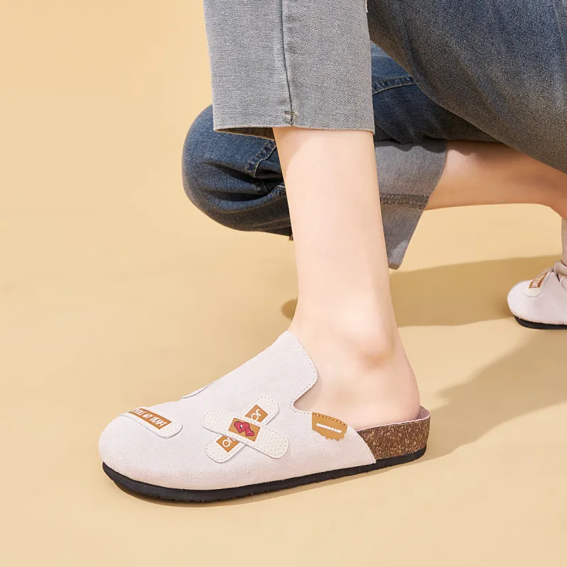 Joy&Mario Slip Resistant Closed Toe Slide Slippers Women's-1