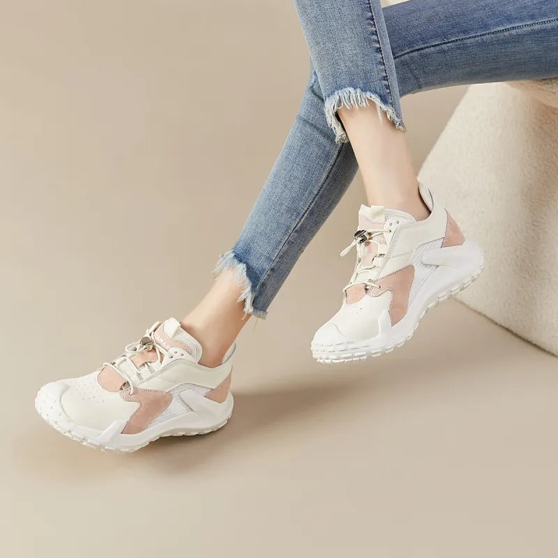 Joy&Mario Breathable Height Increasing Low-Top Casual Shoes Women's-18
