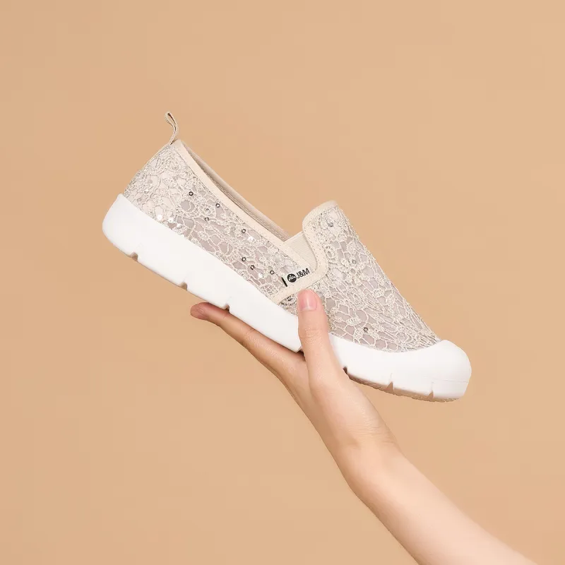 Joy&Mario Breathable Lightweight Low-Top Casual Shoes Women's-15