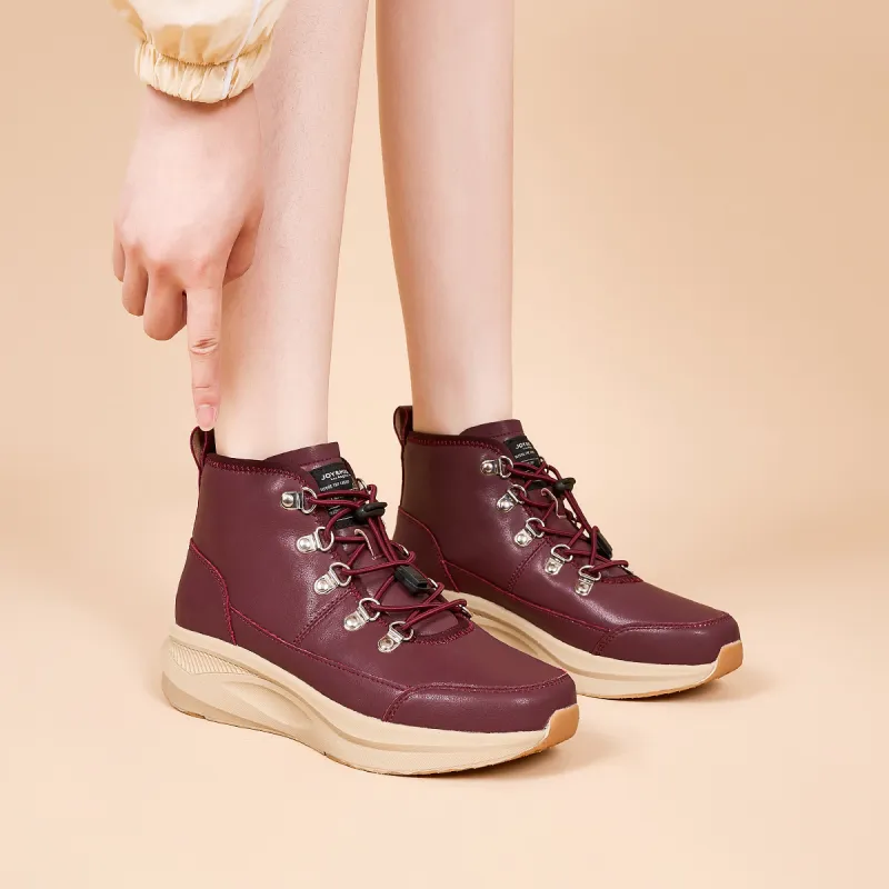Joy&Mario Height Increasing Mid-Top Casual Shoes 4cm Women's-12