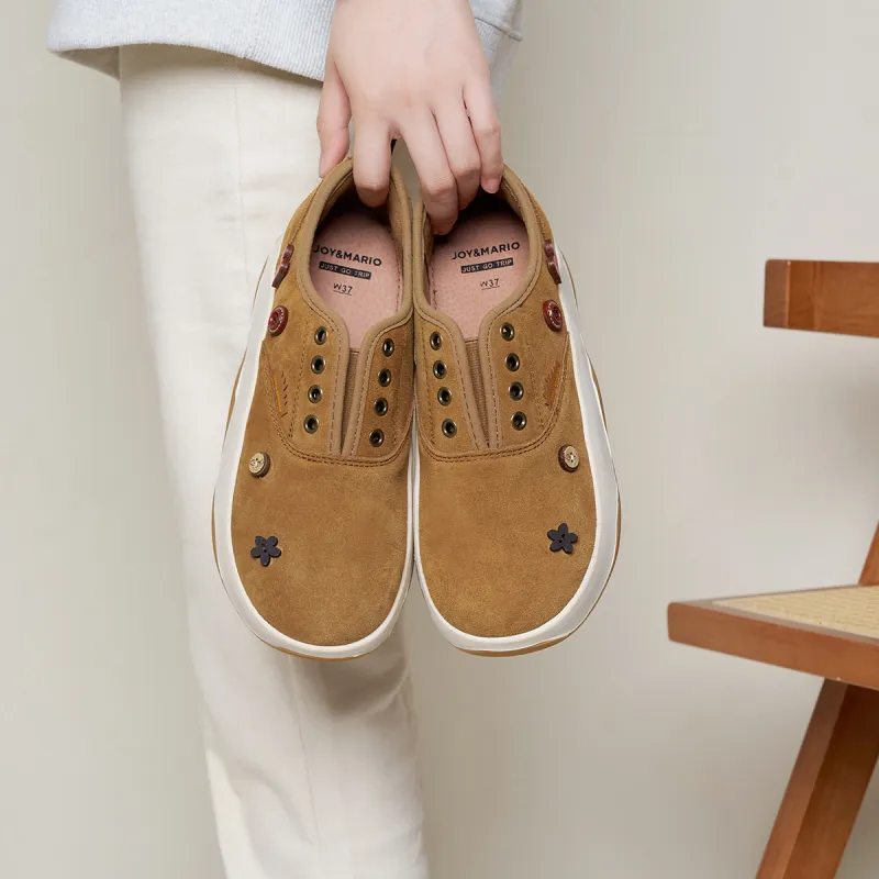 Joy&Mario Loafers Women's Camel/Black-5
