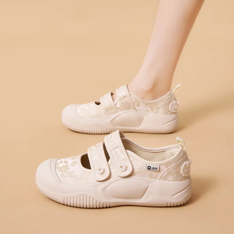 Joy&Mario Casual Single Shoes 4CM Women's-22