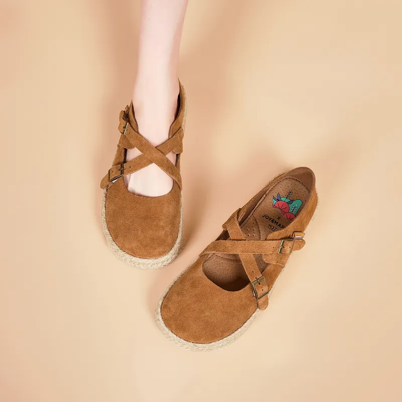 Joy&Mario Espadrilles Women's Beige/Camel/Pink-13