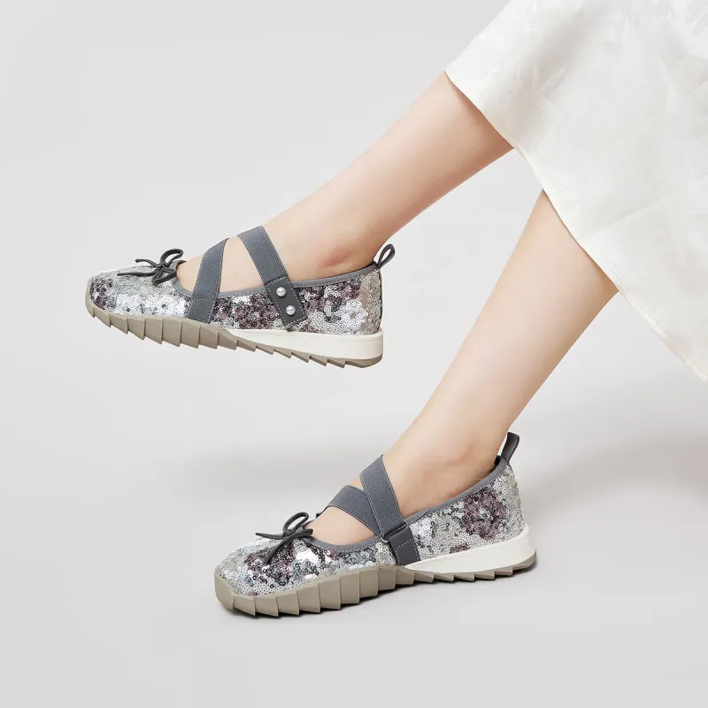 Joy&Mario Casual Shoes Women's Silver-7