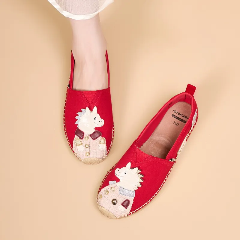 Joy&Mario Espadrilles Women's Beige/Yellow/Pink/Red-30