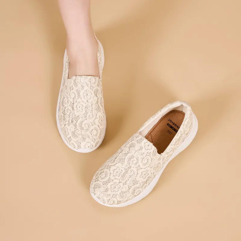 Joy&Mario Breathable Lightweight Low-Top Casual Shoes Women's-6