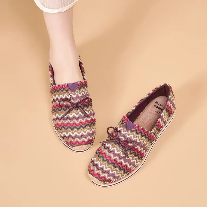 Joy&Mario Espadrilles Women's Beige/Red/Blue-14