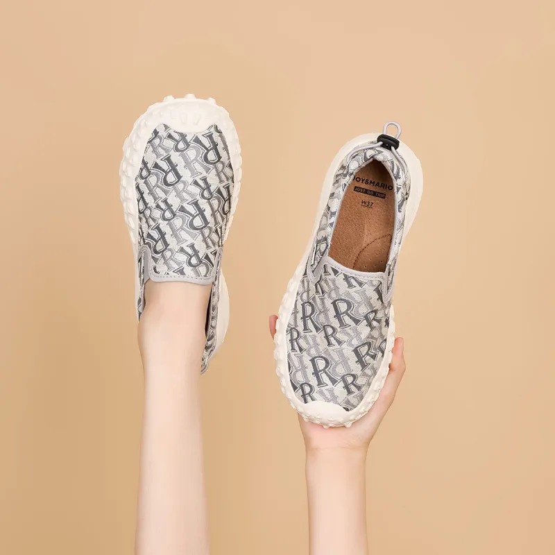 Joy&Mario Slip-Resistant Lightweight Height Increasing Low-Top Casual Shoes Unisex-17