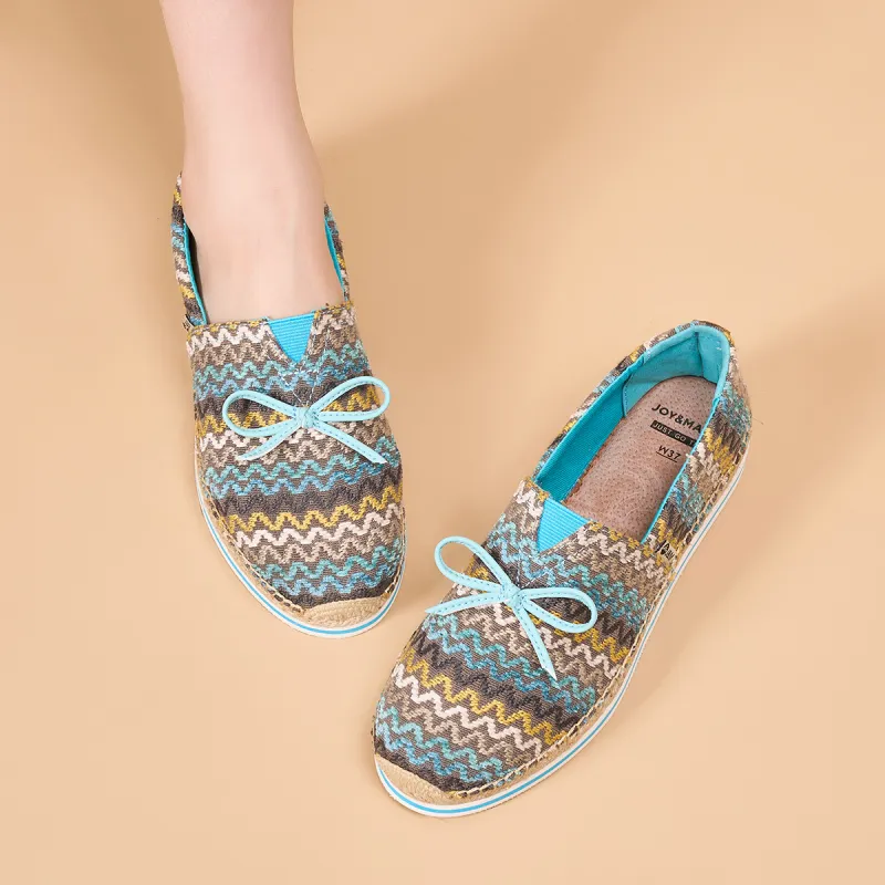Joy&Mario Espadrilles Women's Beige/Red/Blue-22