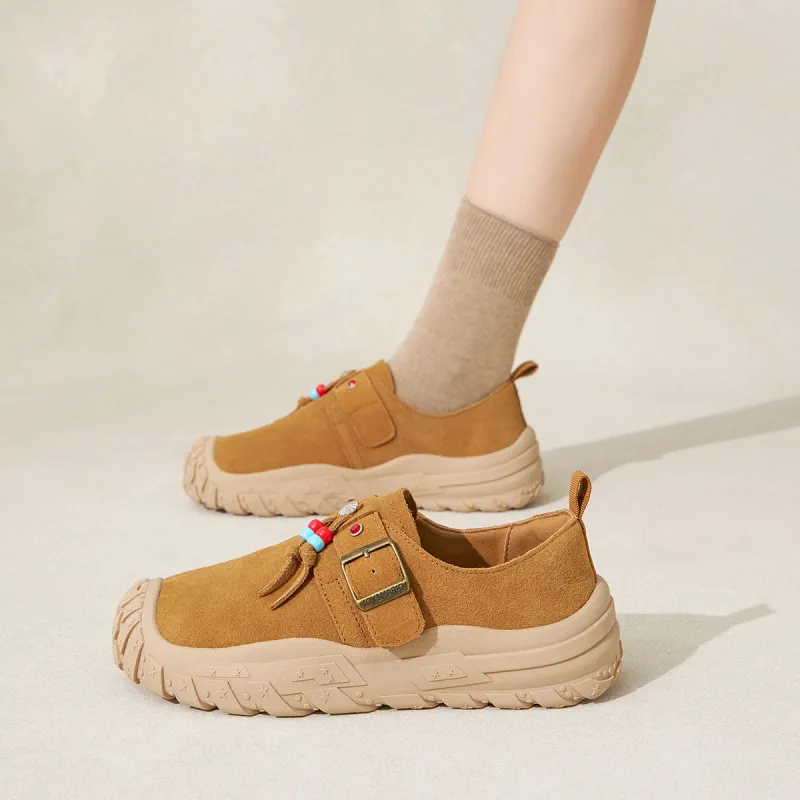 Joy&Mario Height Increasing Low-Top Casual Shoes Women's-5