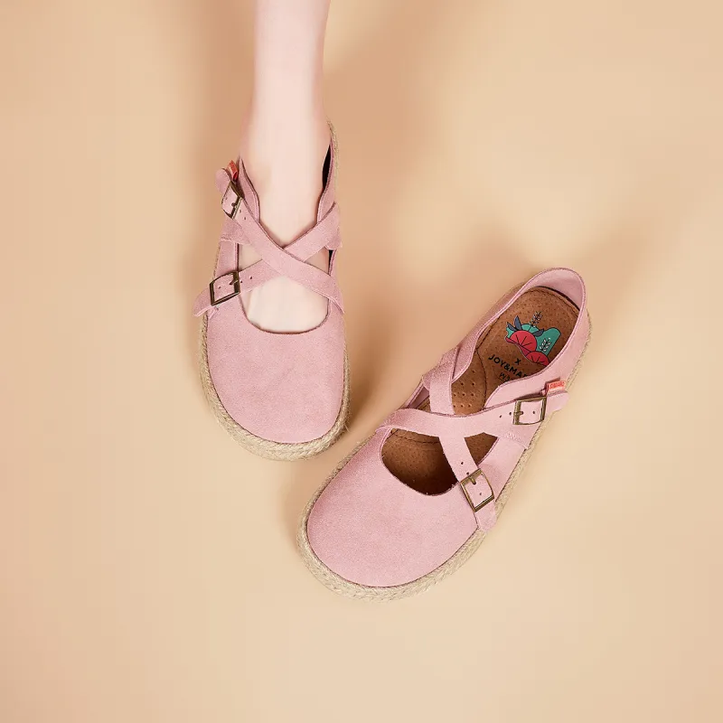 Joy&Mario Espadrilles Women's Beige/Camel/Pink-22