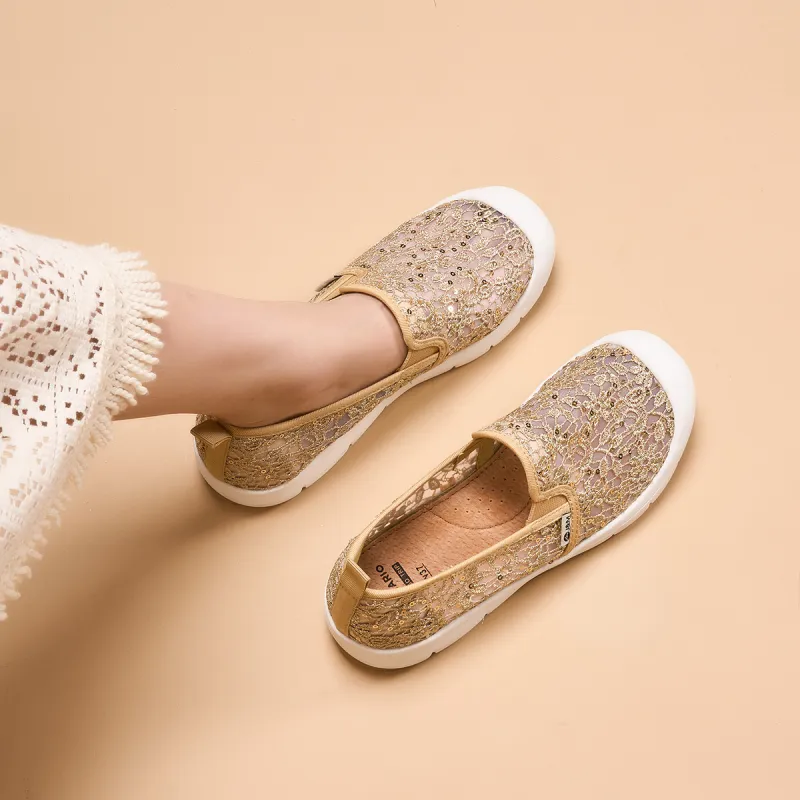 Joy&Mario Breathable Lightweight Low-Top Casual Shoes Women's-26