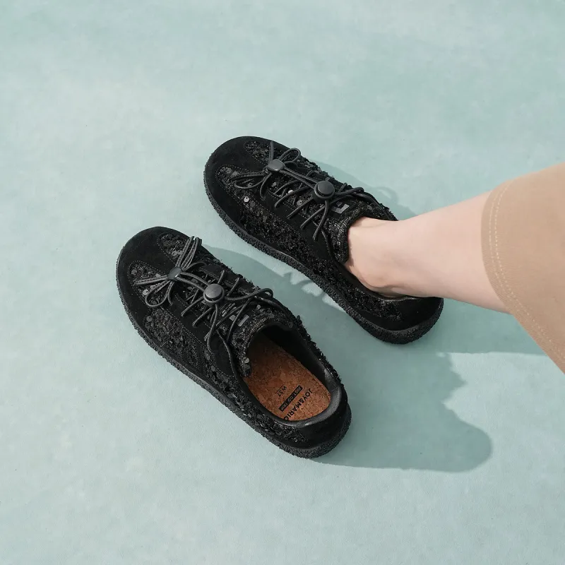 Joy&Mario Height Increasing Low-Top Casual Shoes Women's-15
