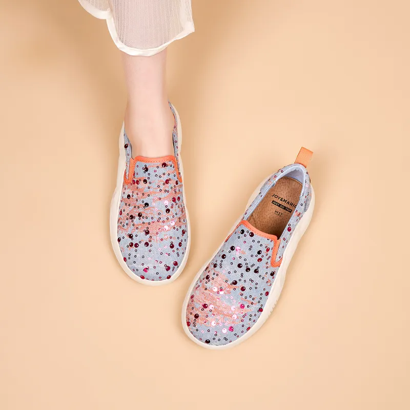 Joy&Mario Lightweight Height Increasing Low-Top Casual Shoes Women's-6