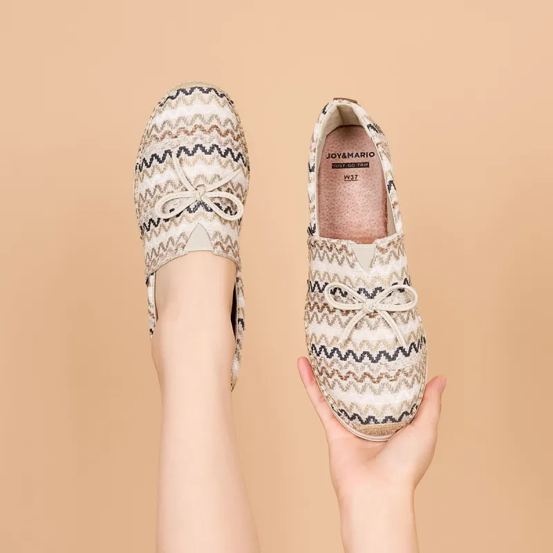 Joy&Mario Espadrilles Women's Beige/Red/Blue-7