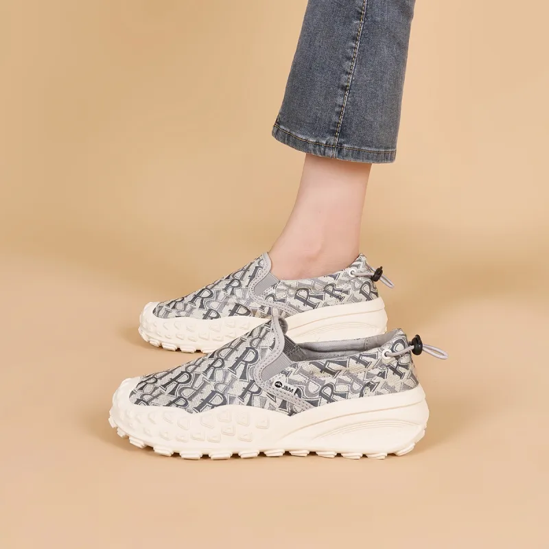 Joy&Mario Slip-Resistant Lightweight Height Increasing Low-Top Casual Shoes Unisex-15