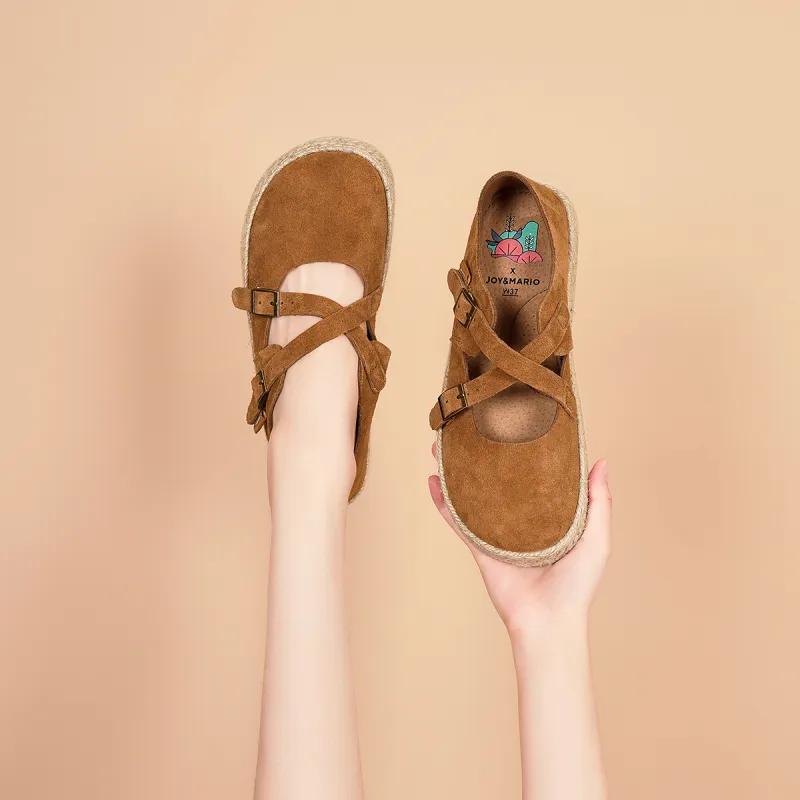 Joy&Mario Espadrilles Women's Beige/Camel/Pink-14