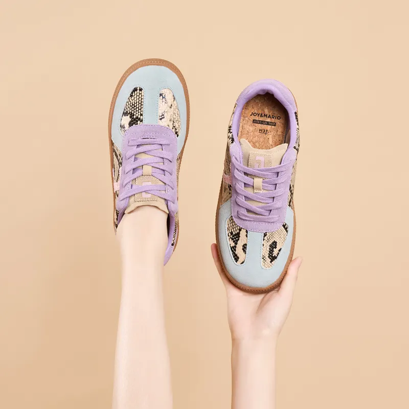 Joy&Mario Height Increasing Low Top Skateboard Shoes Women's-15