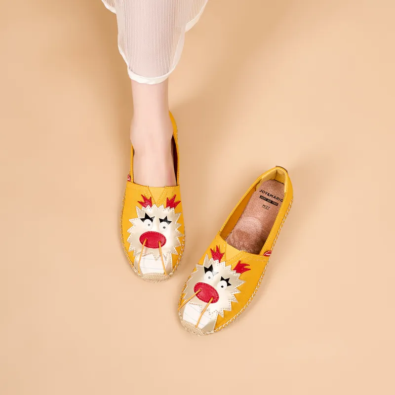 Joy&Mario Espadrilles Women's Black/Red/Beige/Yellow-29