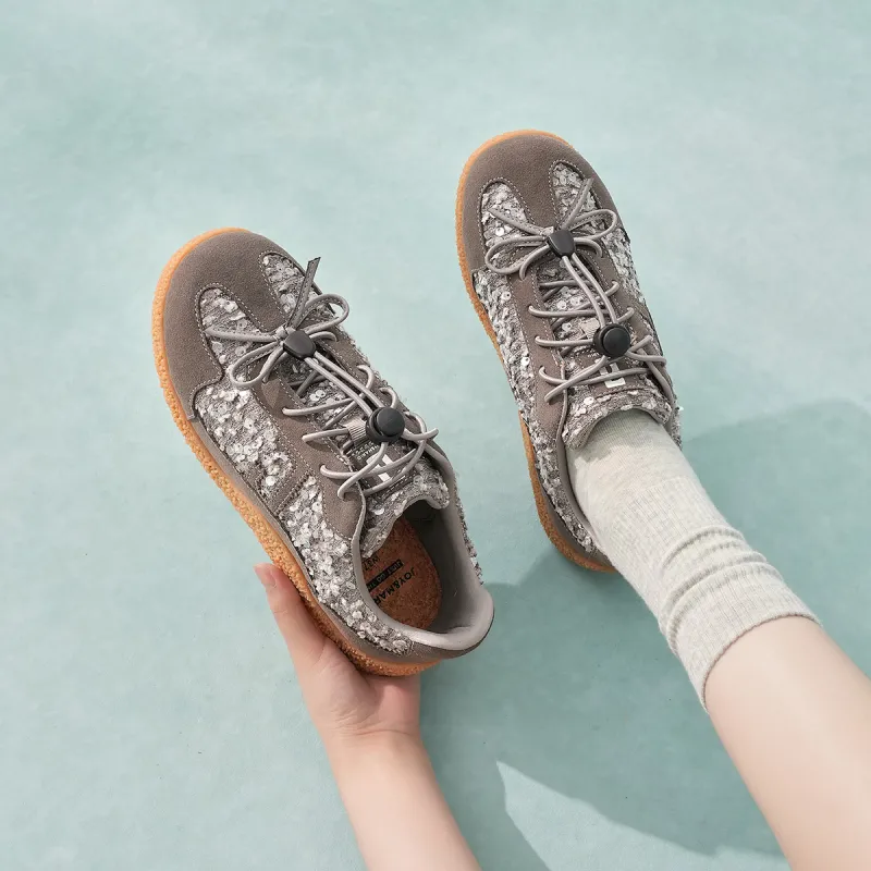 Joy&Mario Height Increasing Low-Top Casual Shoes Women's-7