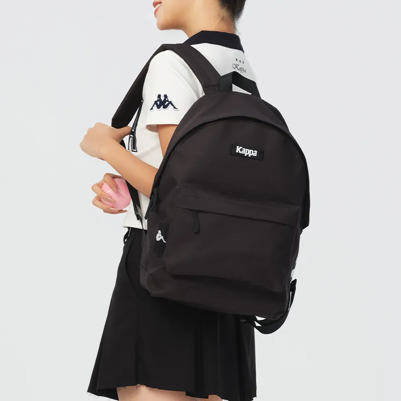 Kappa Polyester Backpack Regular Unisex Classic Black-3