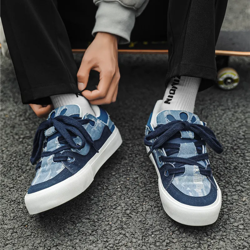 Wooden Rabbit Abrasion Resistant Slip Resistant Low Top Skateboard Shoes Unisex-16