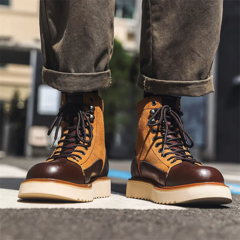 Wooden Rabbit Martin Boot Men's Coffee-3
