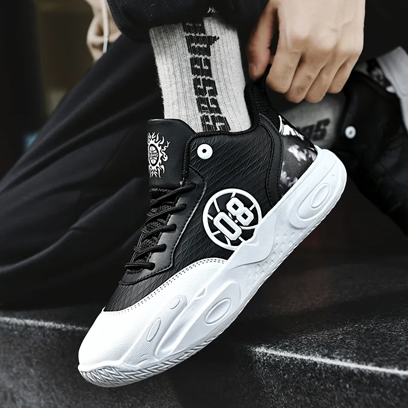 Wooden Rabbit Anti Slip Wear Resistant Basketball Shoes Unisex-19