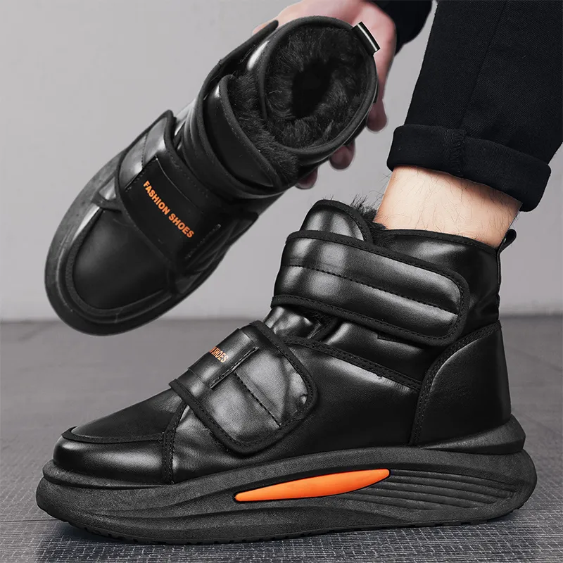Wooden Rabbit Thermal Abrasion Resistant Short Snow Boots Men's-13