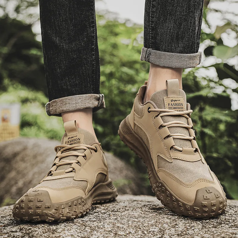 Wooden Rabbit Slip Resistant, Abrasion Resistant, Breathable, Height Increasing Low Top Casual Shoes Men's-3