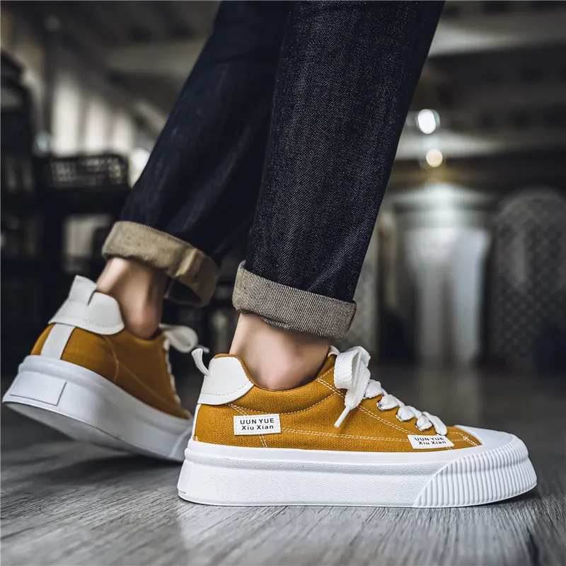 Wooden Rabbit Low Top Canvas Shoes Men's-7