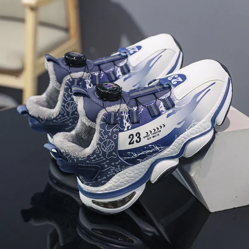 Wooden Rabbit Slip Resistant Anti Kick Wear Resistant Lightweight Cushioning Warm Kids Lifestyle Shoes Kids'-14
