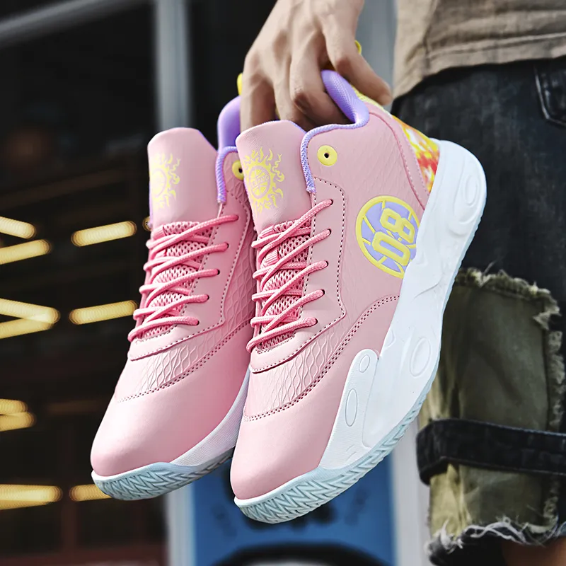 Wooden Rabbit Anti Slip Wear Resistant Basketball Shoes Unisex-7