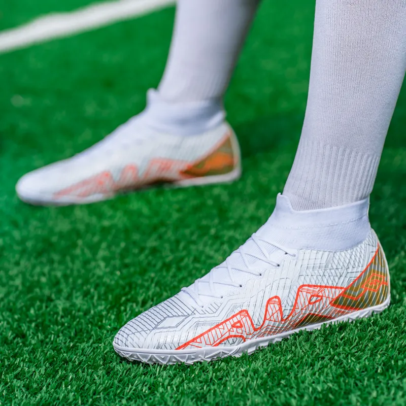 Wooden Rabbit AG Short Rubber Studs FG Long Rubber Studs Anti Slip Wear Resistant Soccer Shoes Unisex-23