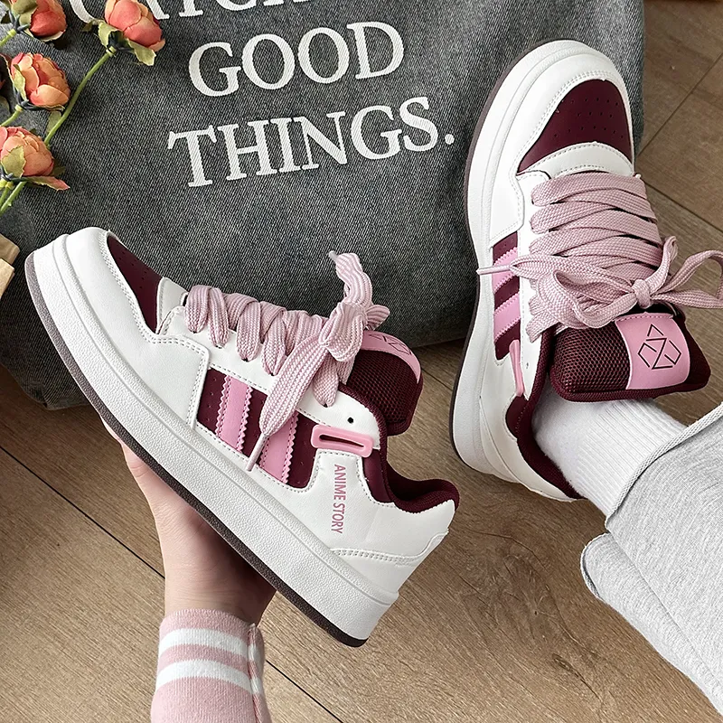 Wooden Rabbit Low Top Skateboard Shoes Unisex-52