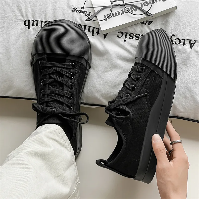Wooden Rabbit Anti Slip Wear Resistant Low Top Canvas Shoes Unisex-7