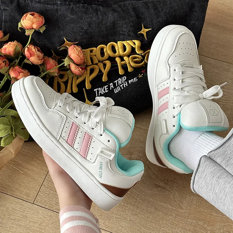Wooden Rabbit Low Top Skateboard Shoes Unisex-21